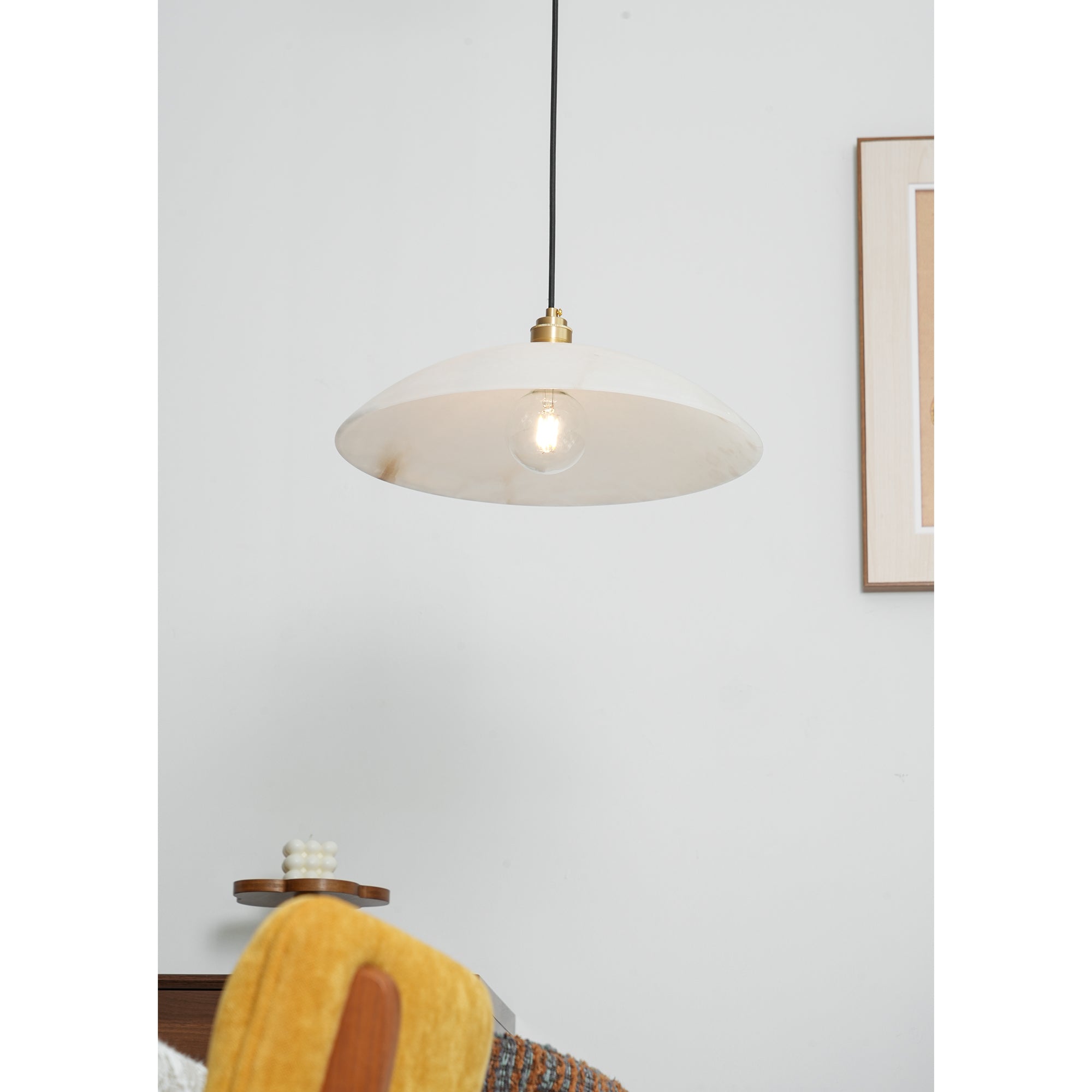 Orcariel Pendant Light Modern in Alabaster - Kingsley Beaumont