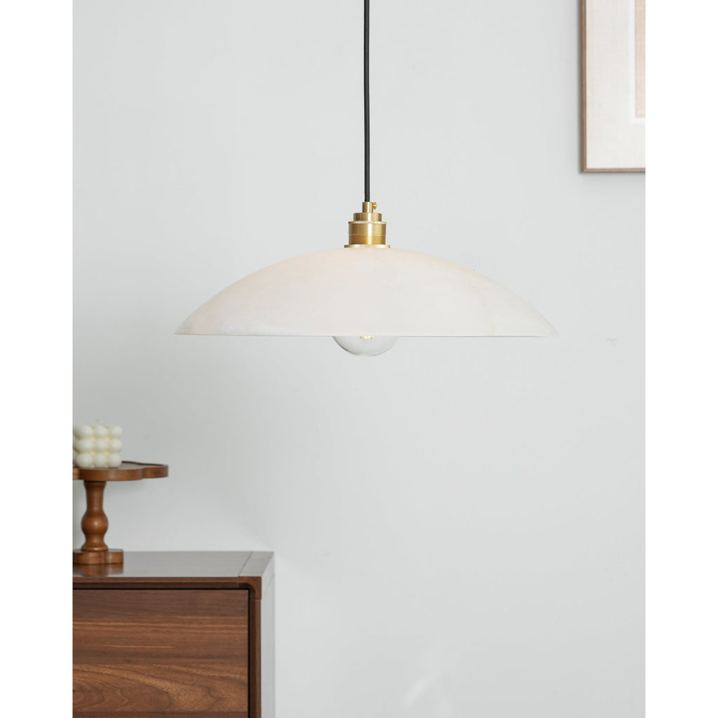 Ljomuvyd Individual Creativity Dome Alabaster Pendant Light