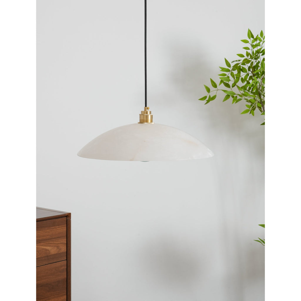Ljomuvyd Individual Creativity Dome Alabaster Pendant Light