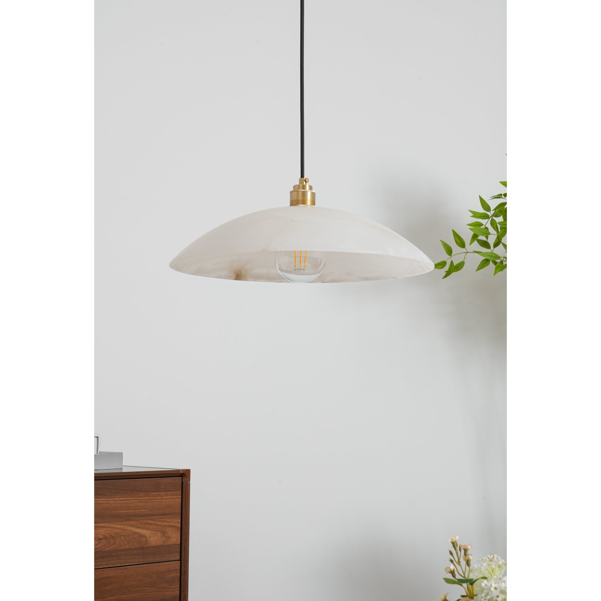 Orcariel Pendant Light Modern in Alabaster - Kingsley Beaumont