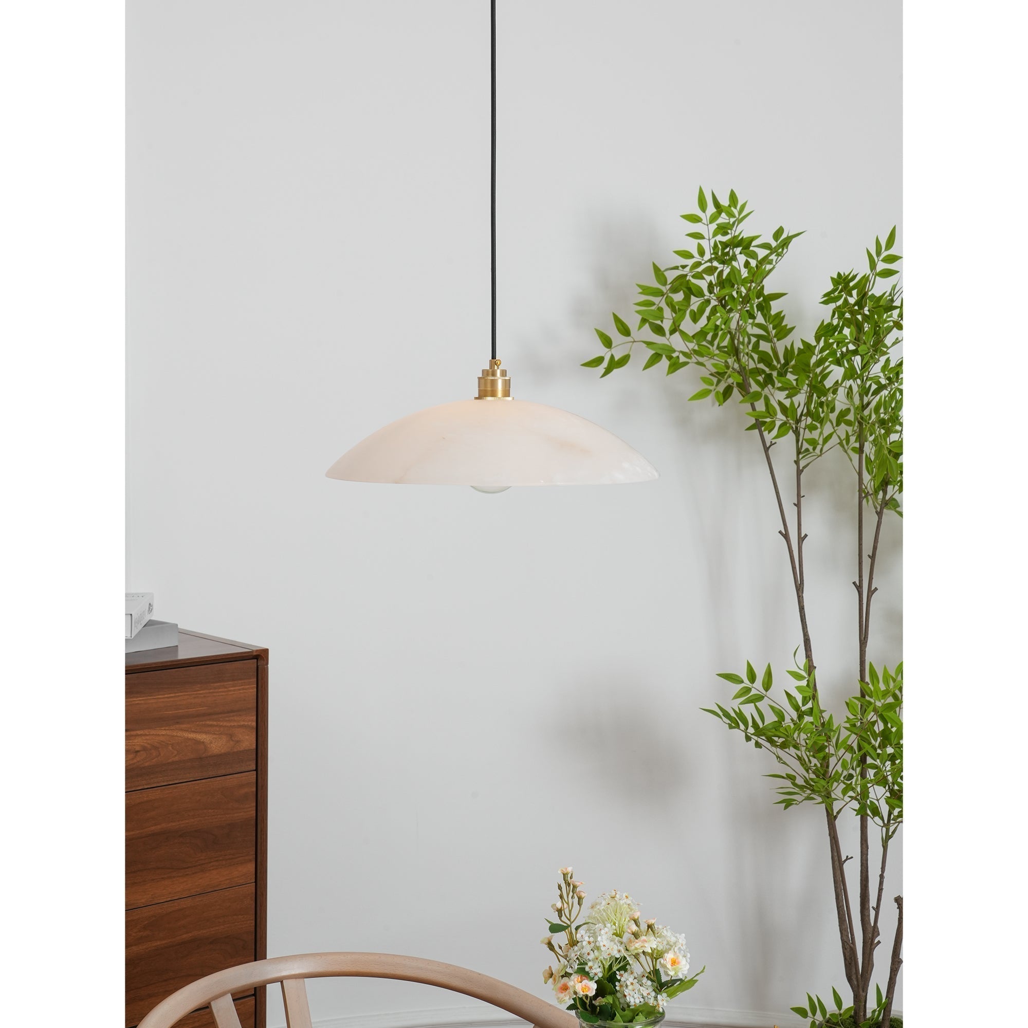 Orcariel Pendant Light Modern in Alabaster - Kingsley Beaumont