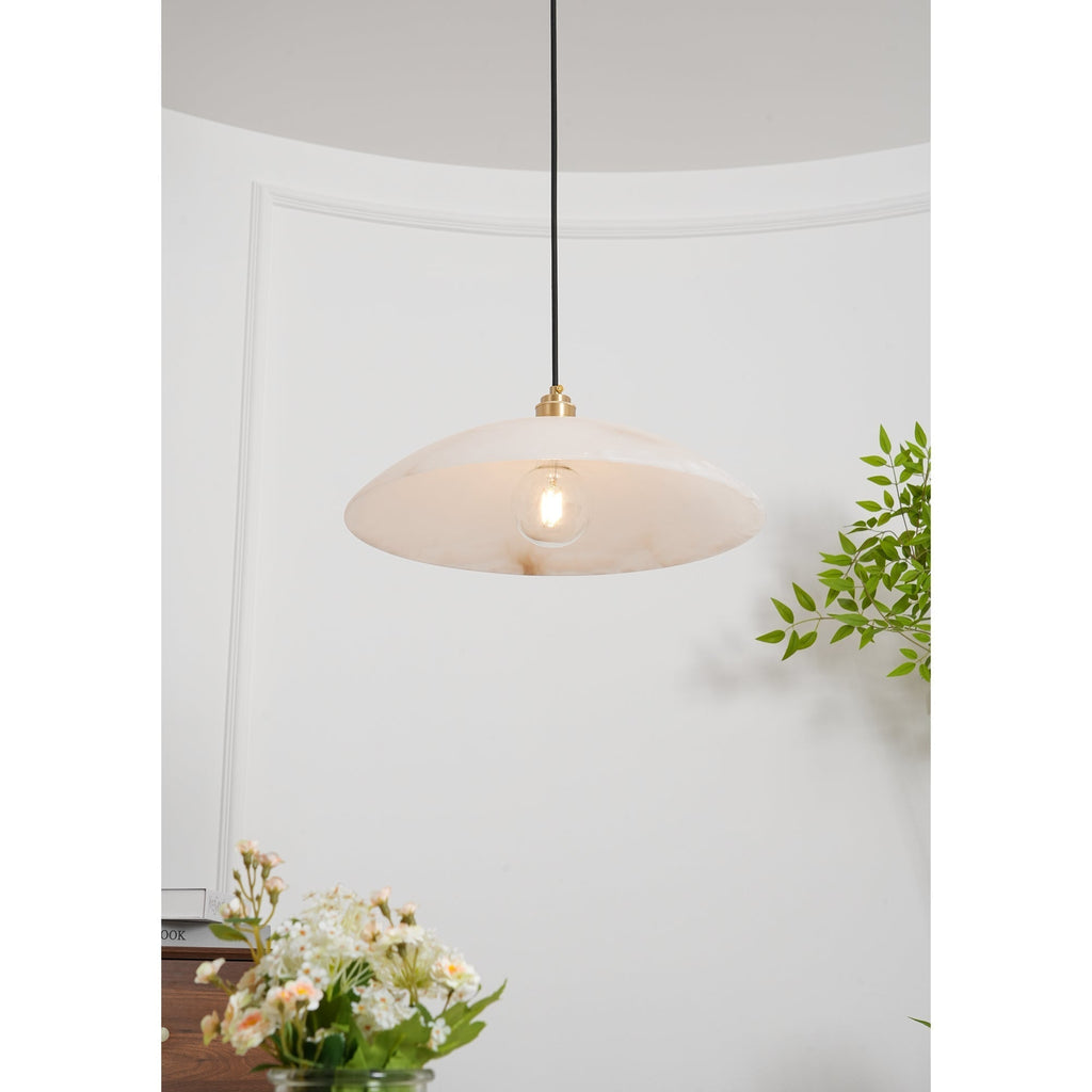 Orcariel Pendant Light Modern in Alabaster - Kingsley Beaumont