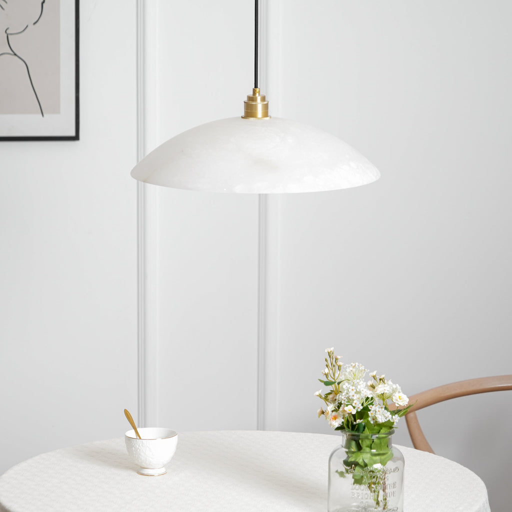 Orcariel Pendant Light Modern in Alabaster - Kingsley Beaumont