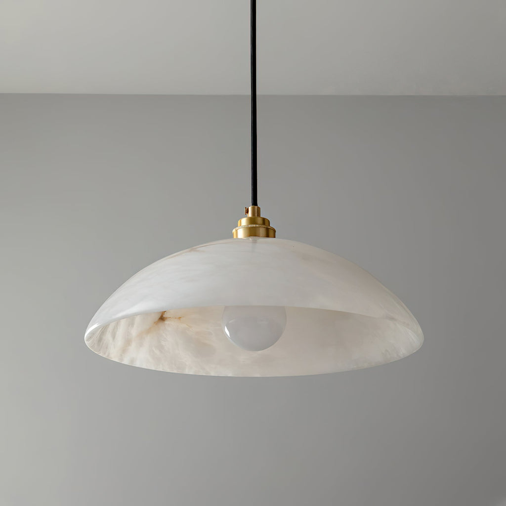 Ljomuvyd Individual Creativity Dome Alabaster Pendant Light