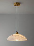 Ljomuvyd Individual Creativity Dome Alabaster Pendant Light