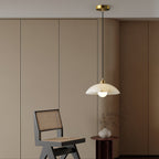 Ljomuvyd Individual Creativity Dome Alabaster Pendant Light