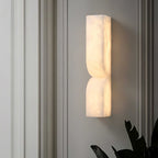 Lunaris Alabaster Rectangular Wall Lamp