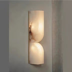 Lunaris Alabaster Rectangular Wall Lamp