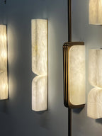 Lunaris Alabaster Rectangular Wall Lamp