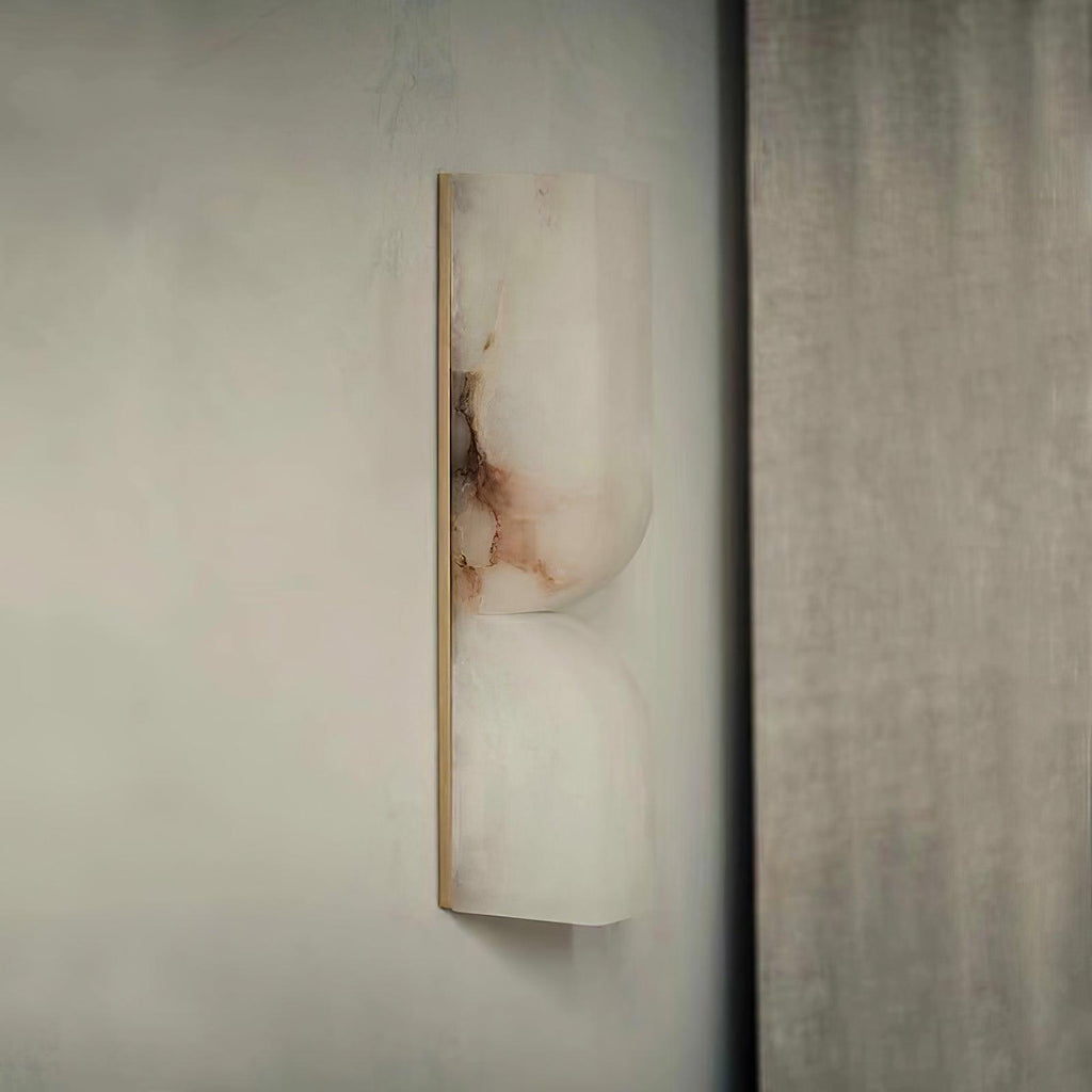 Lunaris Alabaster Rectangular Wall Lamp