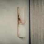 Lunaris Alabaster Rectangular Wall Lamp