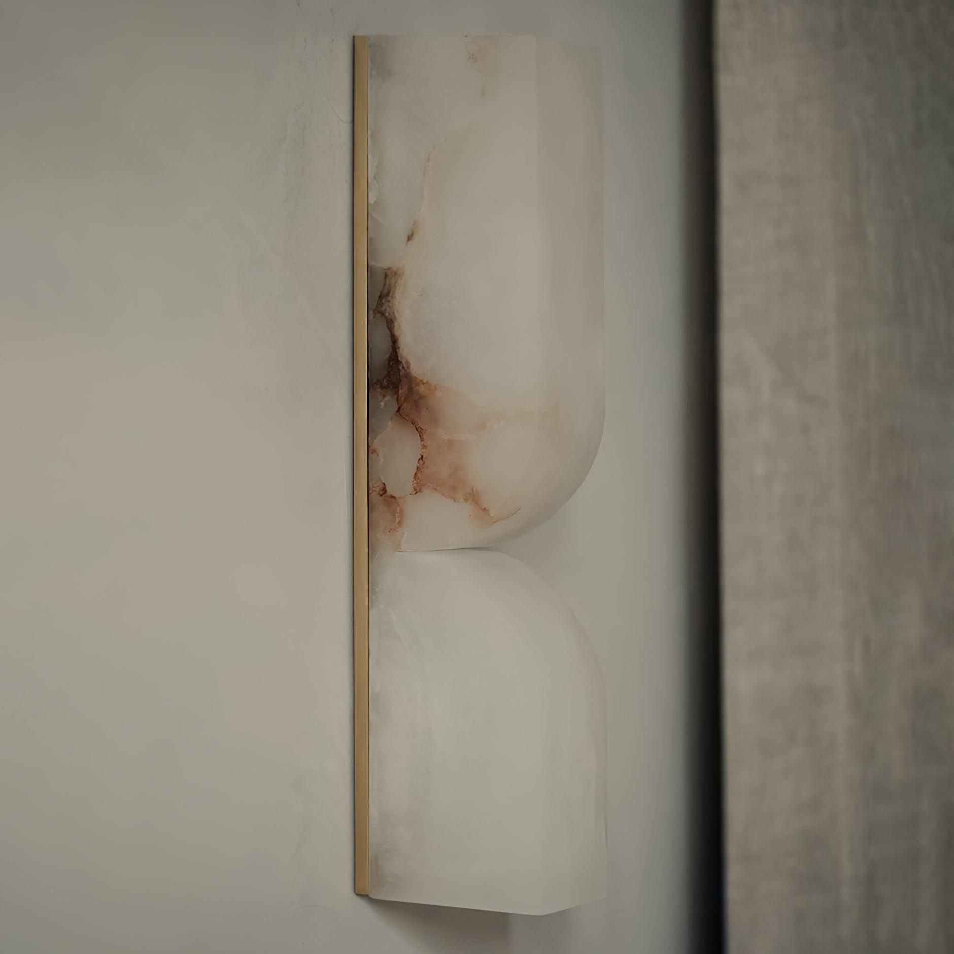 Lunaris Alabaster Rectangular Wall Lamp