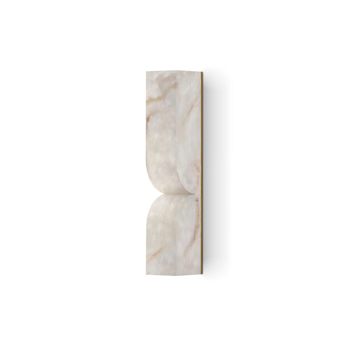 Lunaris Alabaster Rectangular Wall Lamp