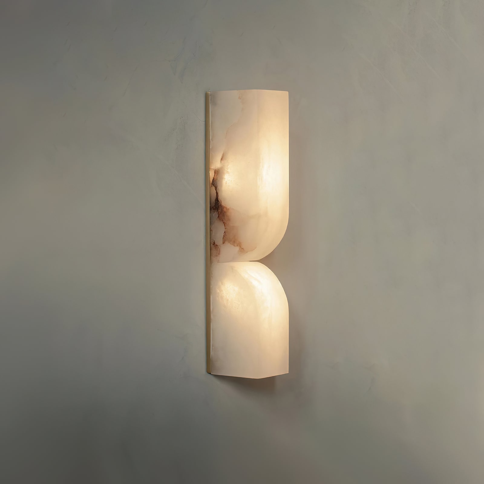 Lunaris Alabaster Rectangular Wall Lamp
