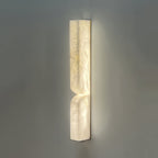 Lunaris Alabaster Rectangular Wall Lamp