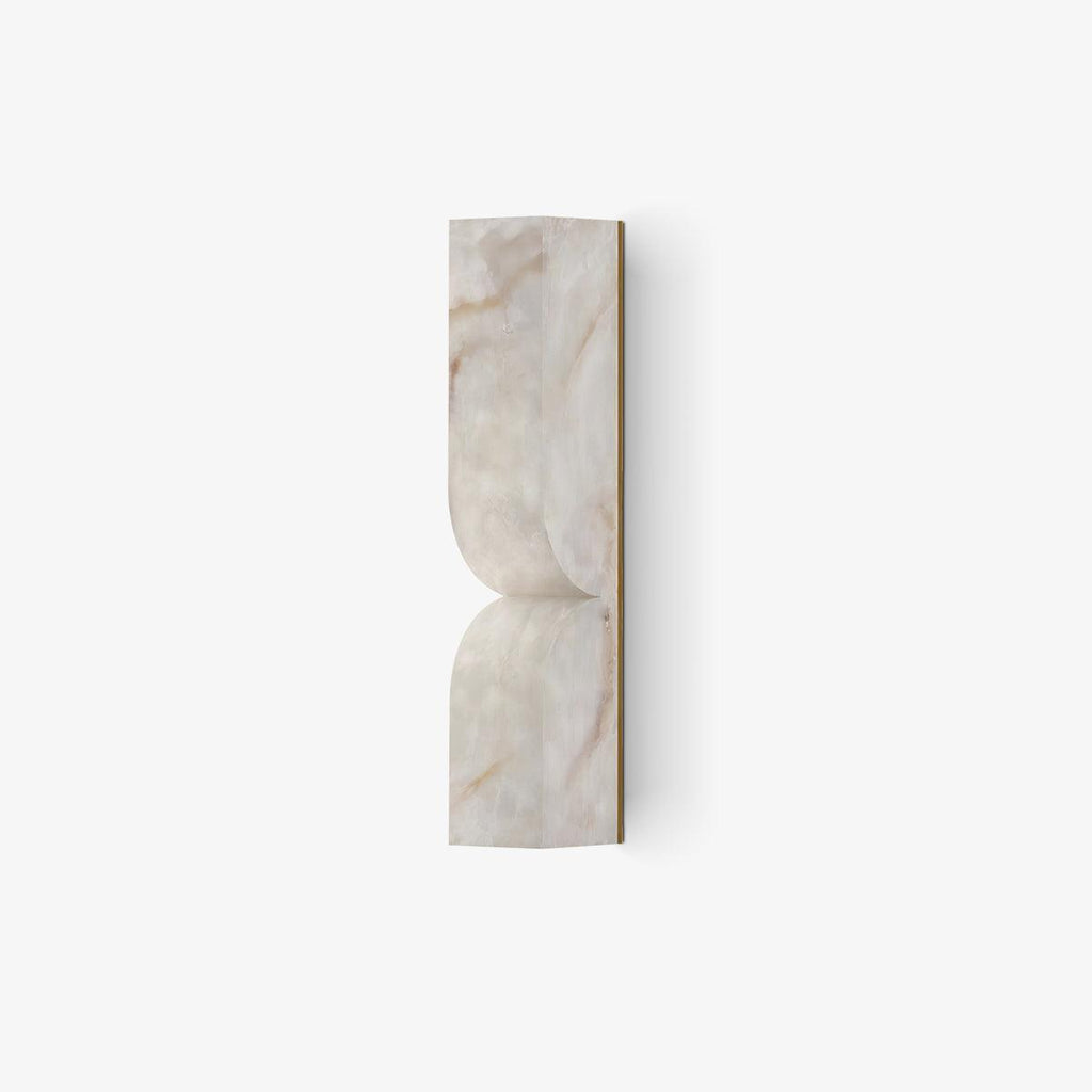 Lunaris Alabaster Rectangular Wall Lamp