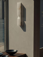 Lunaris Alabaster Rectangular Wall Lamp