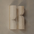 Lunaris Alabaster Rectangular Wall Lamp