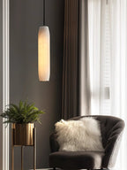 Kvennuvye Flute Modern Minimalist Alabaster Pendant Light