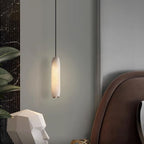 Kvennuvye Flute Modern Minimalist Alabaster Pendant Light