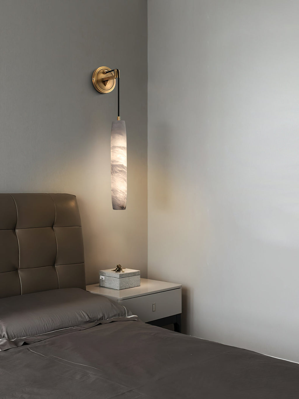 Alabaster Individual Creativity Flute  Wall Lamp
