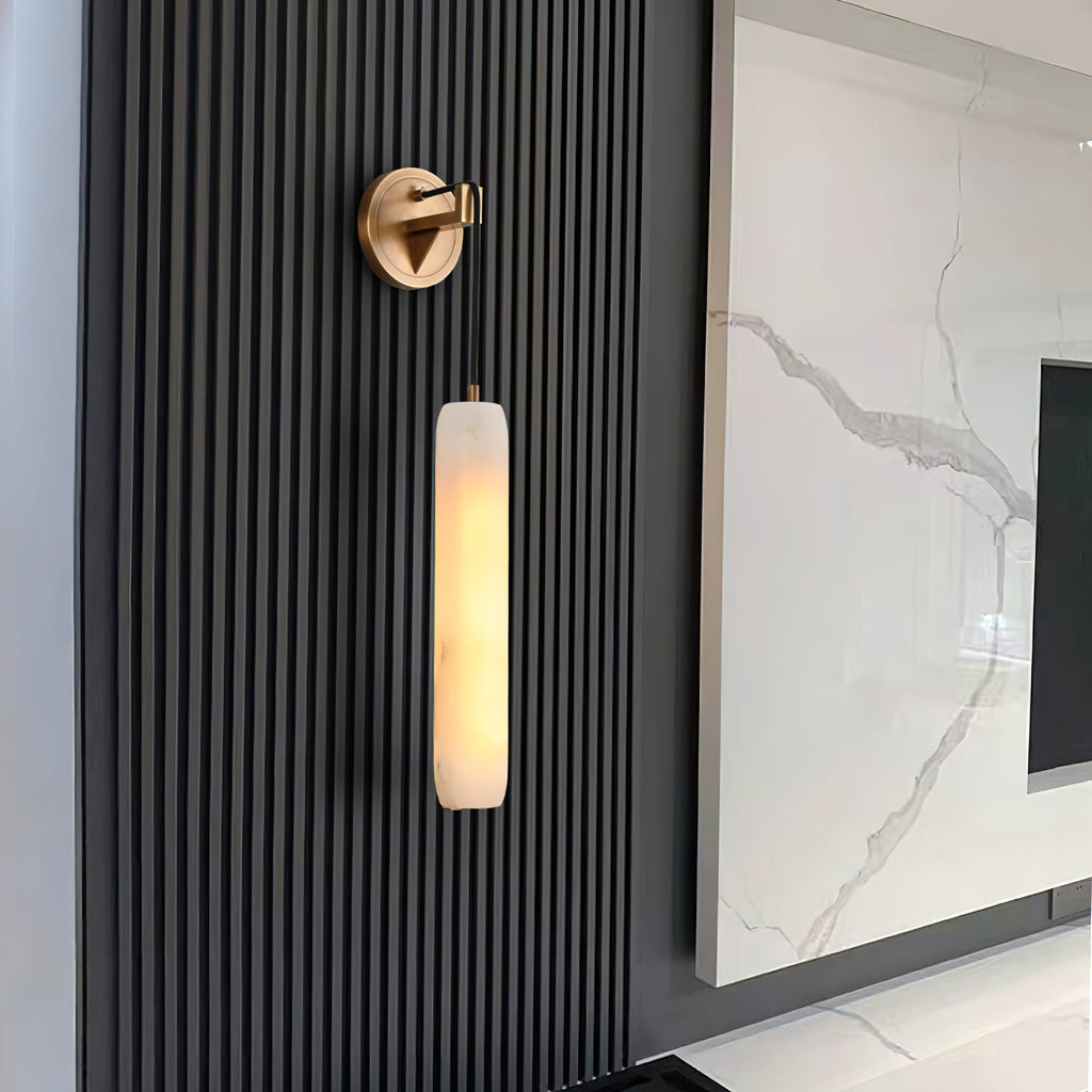 Alabaster Individual Creativity Flute  Wall Lamp