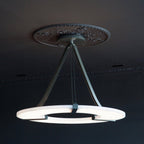 Althea Alabaster Ring Pendant Light Chandelier