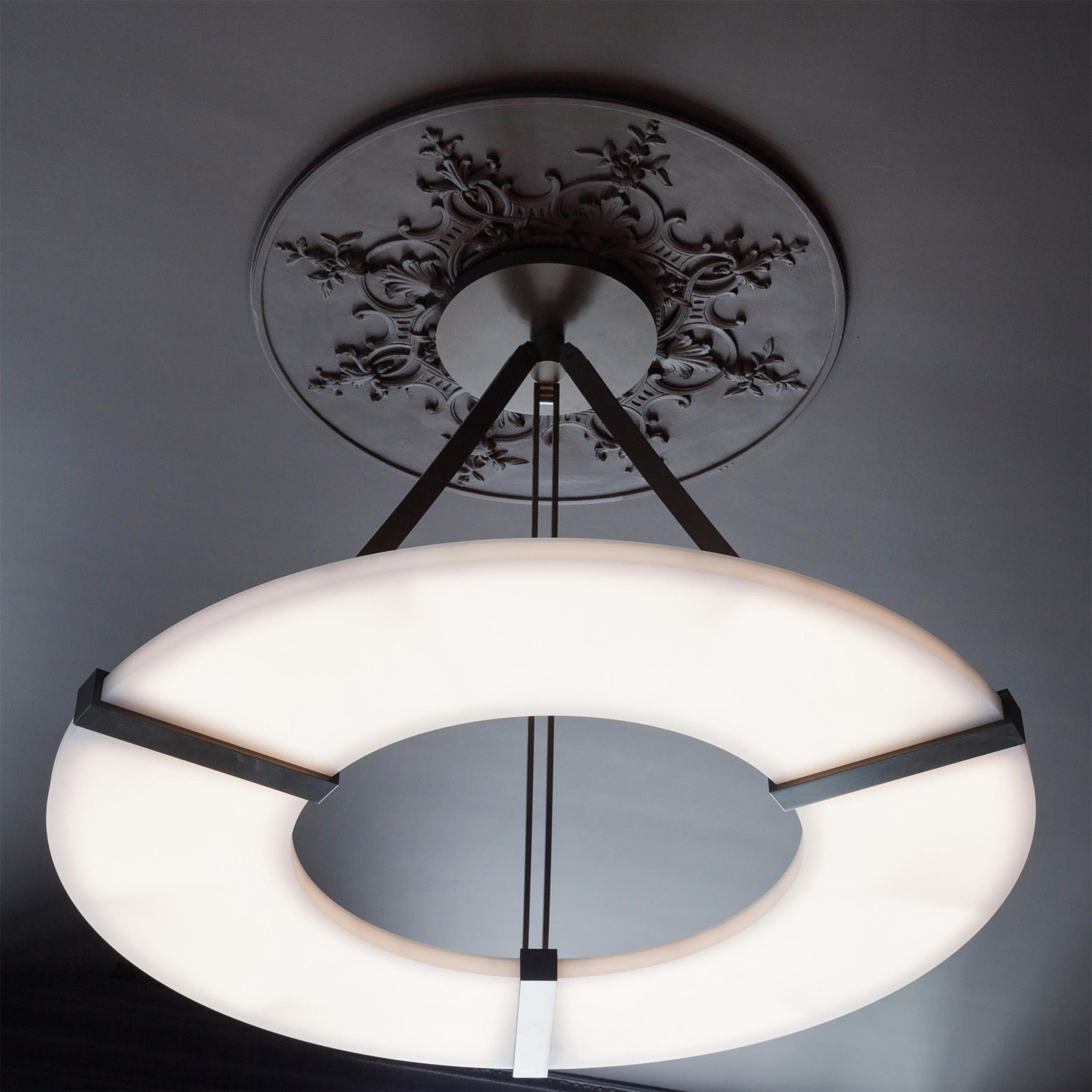 Althea Alabaster Ring Pendant Light Chandelier