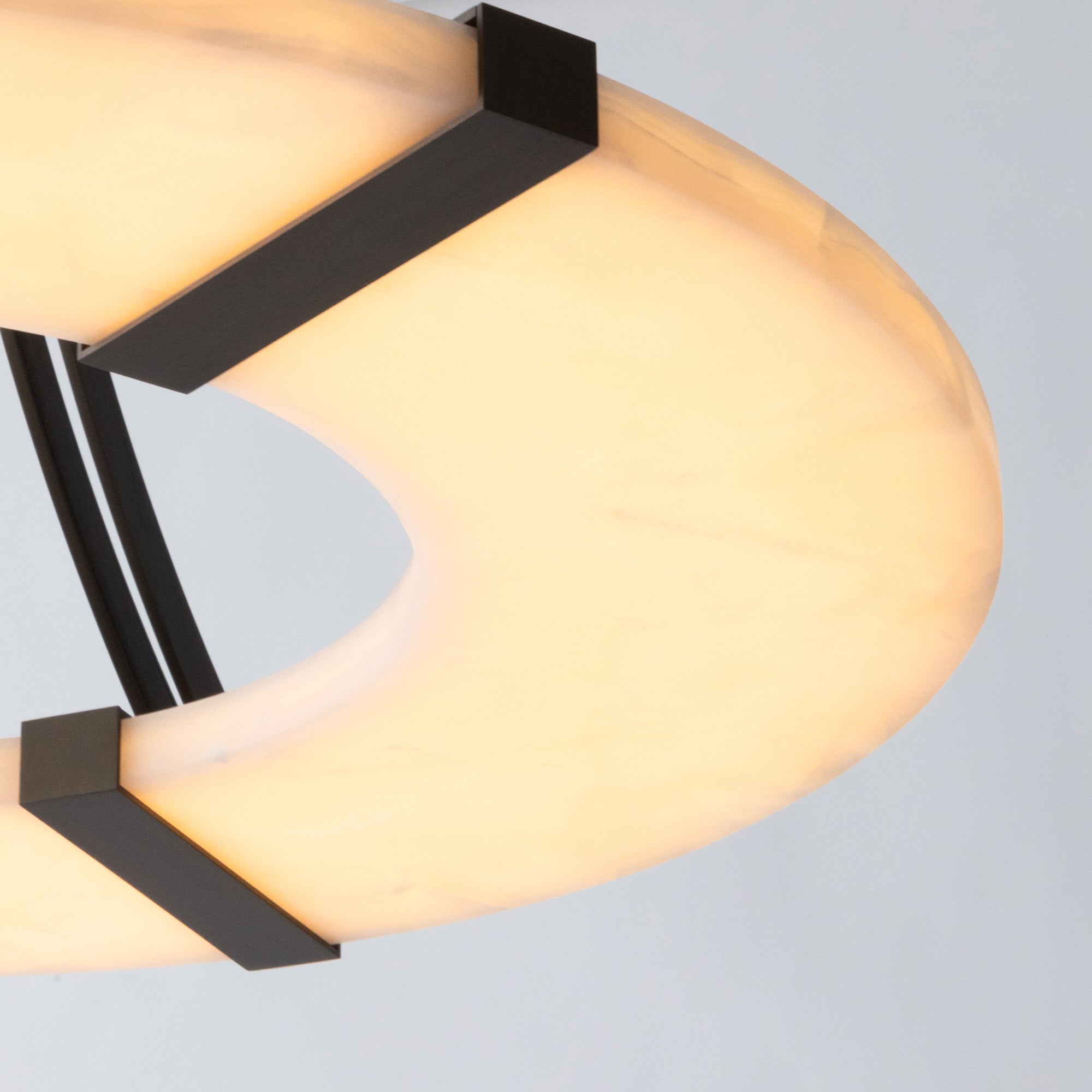 Althea Alabaster Ring Pendant Light Chandelier