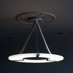 Althea Alabaster Ring Pendant Light Chandelier