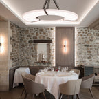 Althea Alabaster Ring Pendant Light Chandelier