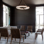 Althea Alabaster Ring Pendant Light Chandelier