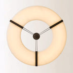 Althea Alabaster Ring Pendant Light Chandelier