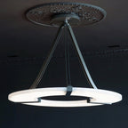 Althea Alabaster Ring Pendant Light Chandelier