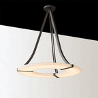Althea Alabaster Ring Pendant Light Chandelier