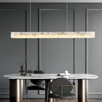 Ljomuvye LED Modern Linear Alabaster Pendant Light