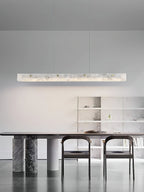 Ljomuvye LED Modern Linear Alabaster Pendant Light