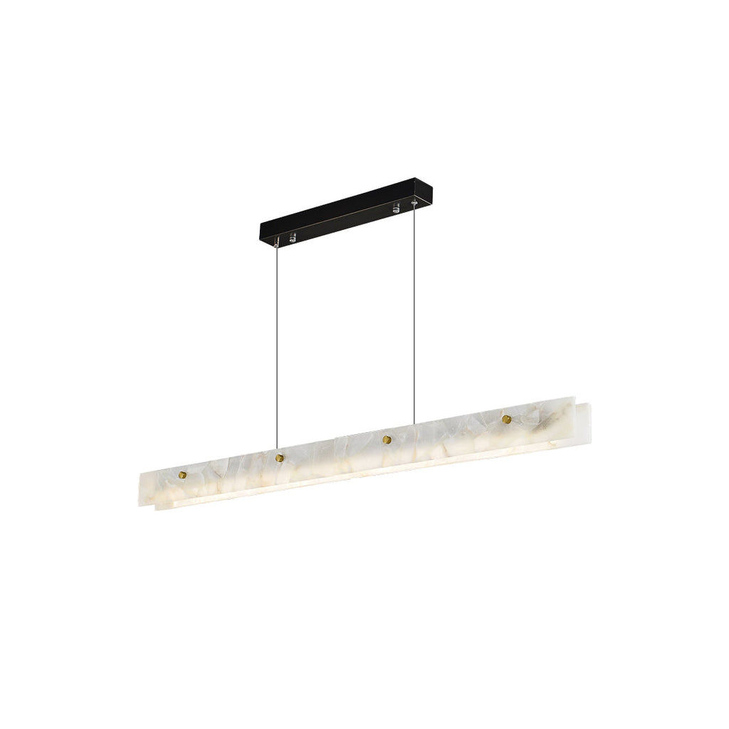 Ljomuvye LED Modern Linear Alabaster Pendant Light