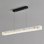 Ljomuvye LED Modern Linear Alabaster Pendant Light