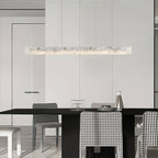 Ljomuvye LED Modern Linear Alabaster Pendant Light