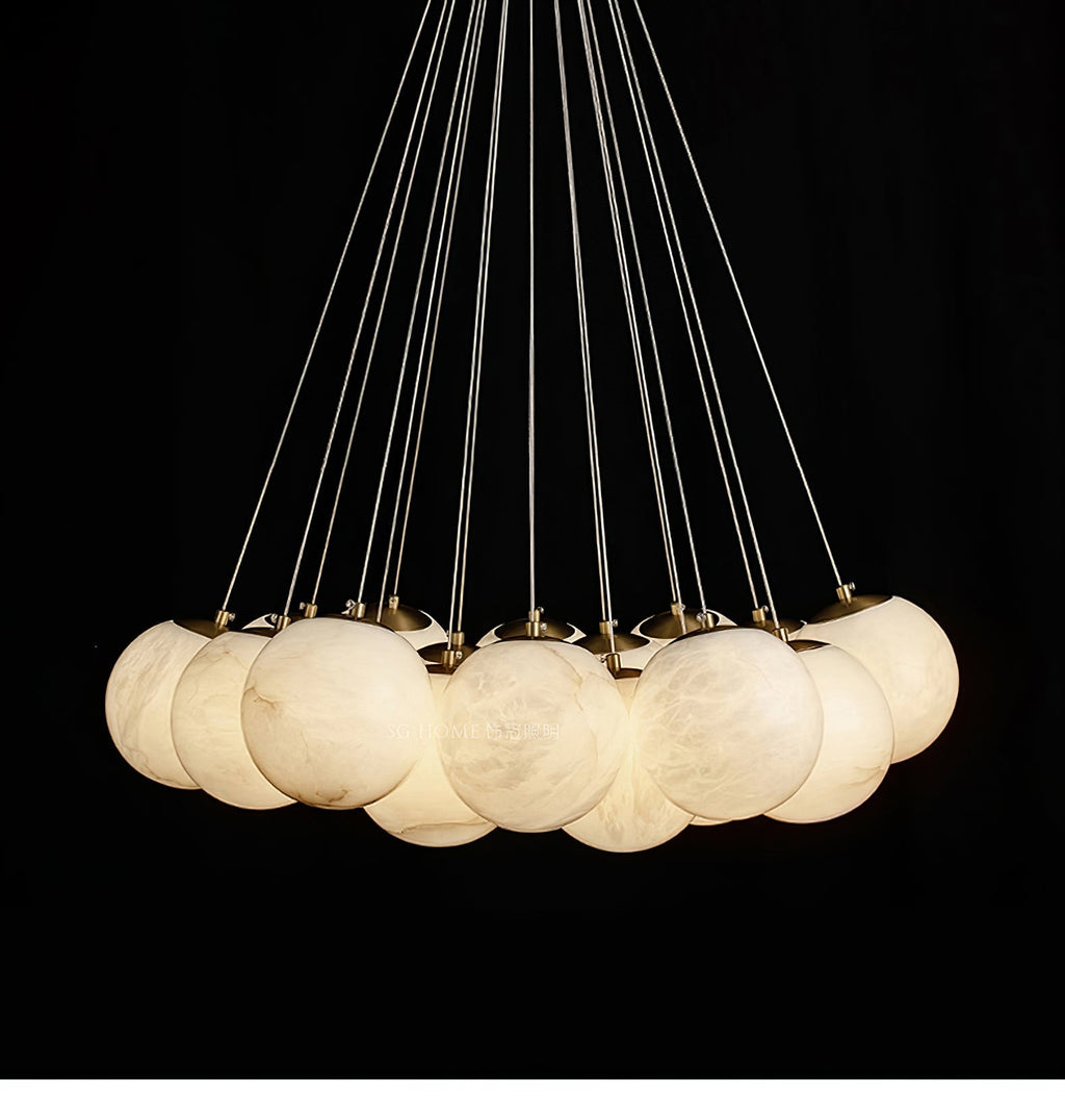 Zovenila Alabaster Chandelier