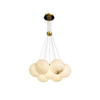 Norduvyd  Alabaster   Cluster Lunar  Chandelier
