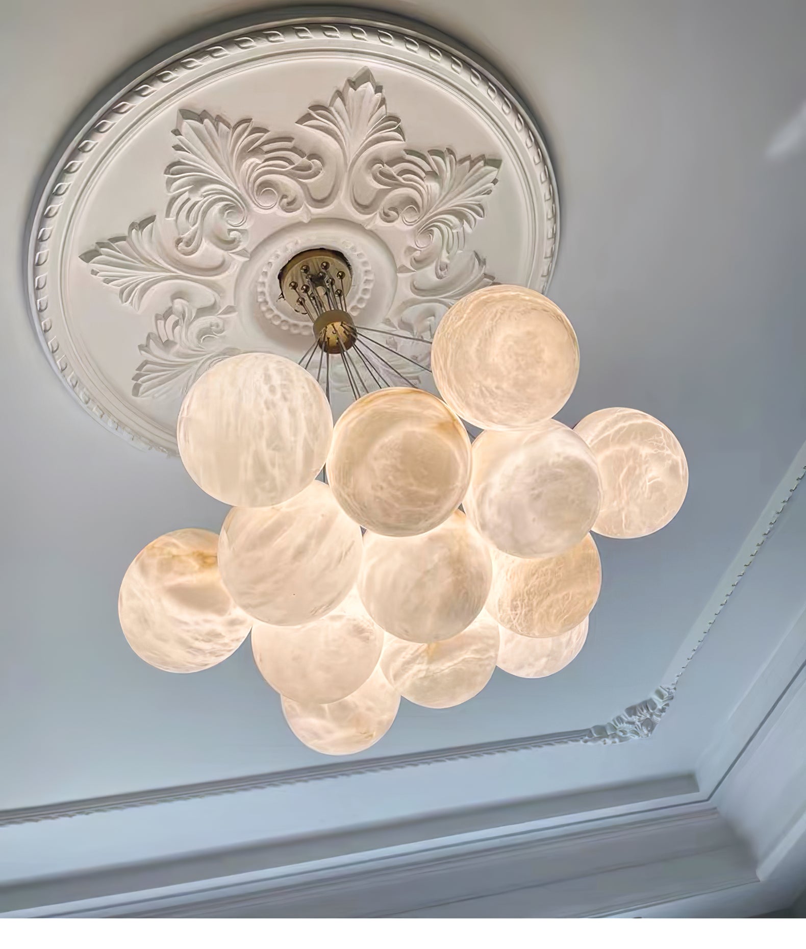 Zovenila Alabaster Chandelier