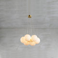 Norduvyd  Alabaster   Cluster Lunar  Chandelier