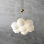 Norduvyd  Alabaster   Cluster Lunar  Chandelier