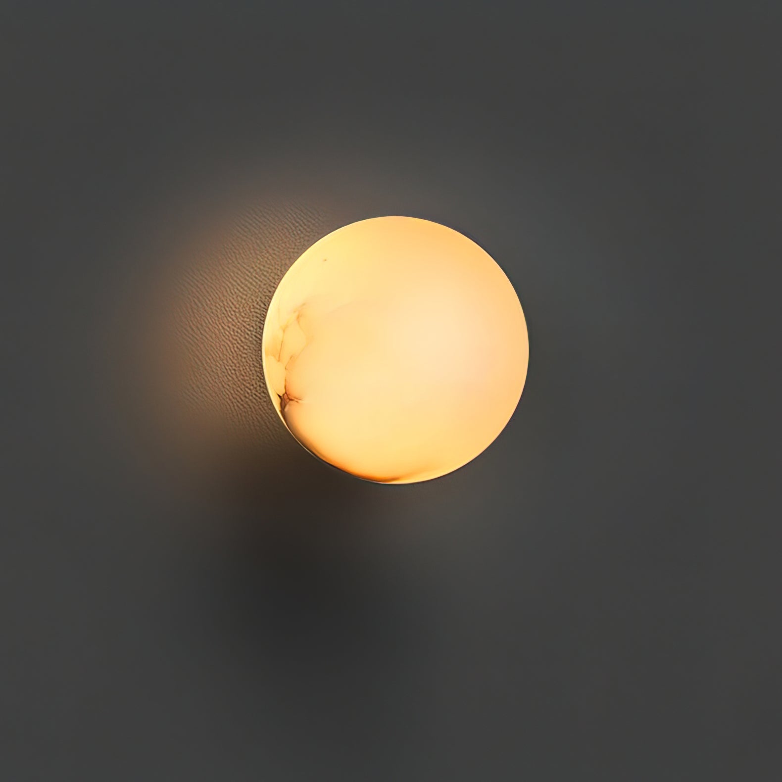 Lynq Alabaster Mini Orb Wall Lamp