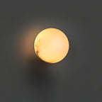 Kristy Alabaster Mini Orb Wall Lamp