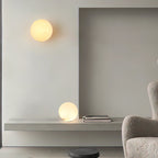 Kristy Alabaster Mini Orb Wall Lamp