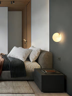 Vevinir Alabaster Globe Wall Light