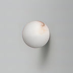 Kristy Alabaster Mini Orb Wall Lamp